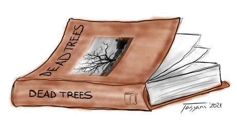 Los libros están hechos de árboles