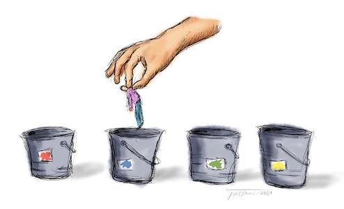 Clasificando personas en colores